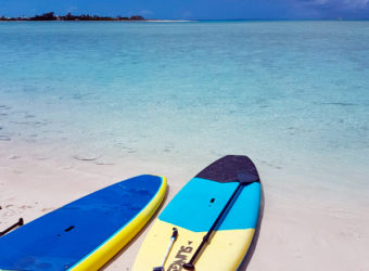Paddleboarding in the pristine waters of the Turks and Caicos Islands with PaddleBoadProvo
